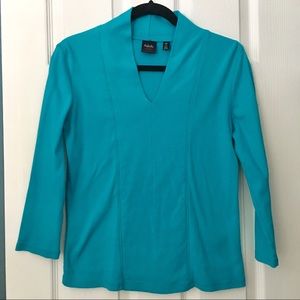 Turquoise Fitted Sweater